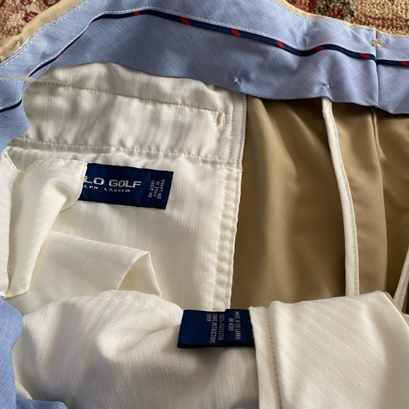 Polo by Ralph Lauren Men's Tan Chino Golf Pants 42/30 performance gold - Picture 3 of 3